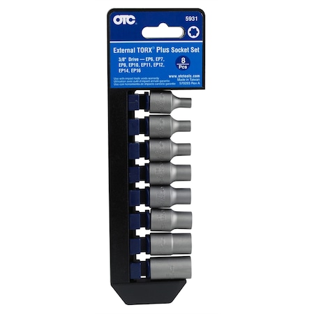 Bosch External Torx Plus Socket Set (8 Pc) 5931